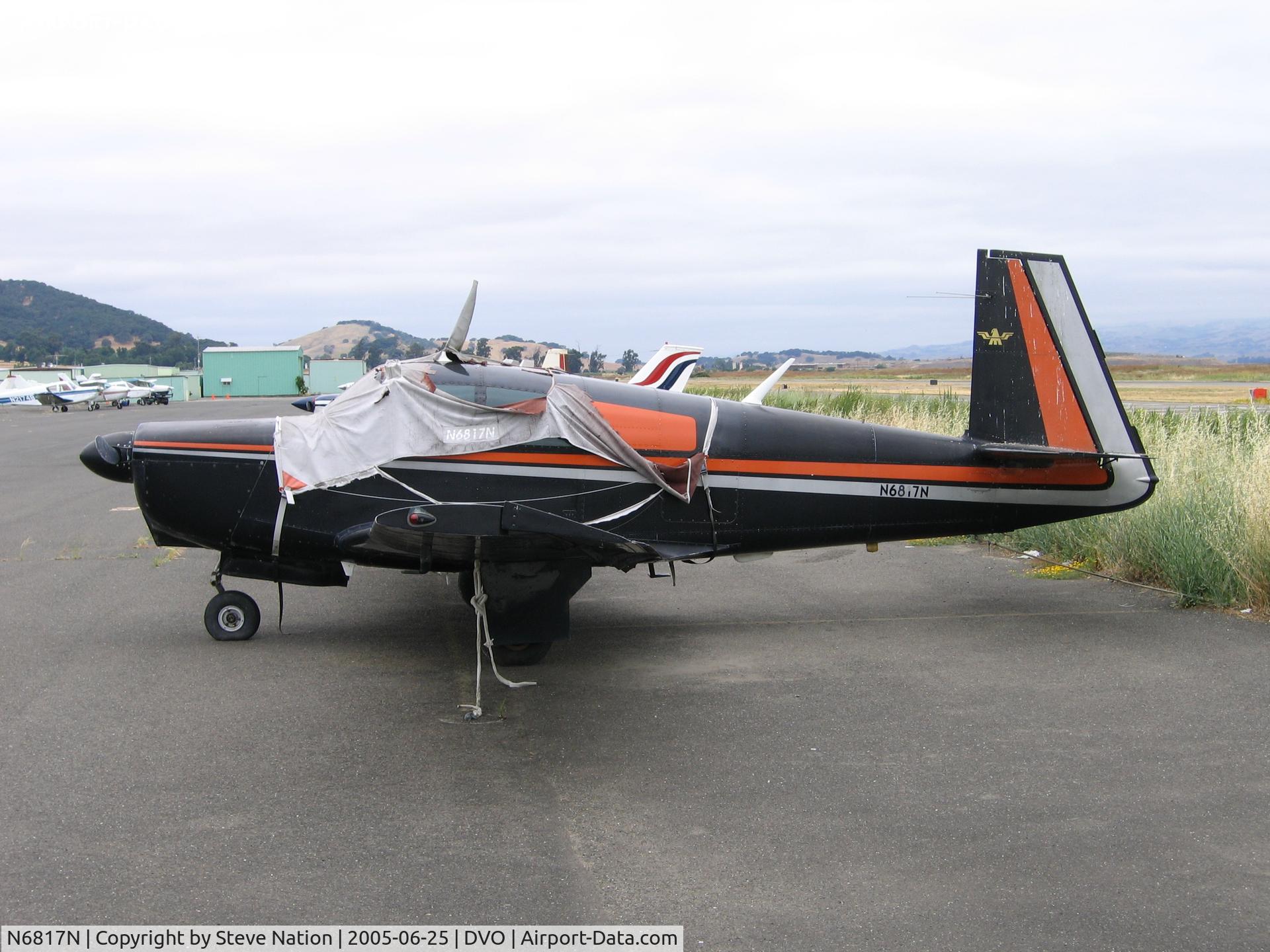 N6817N, 1968 Mooney M20C Ranger C/N 680113, 1968 Mooney M20C at Gnoss Field, CA