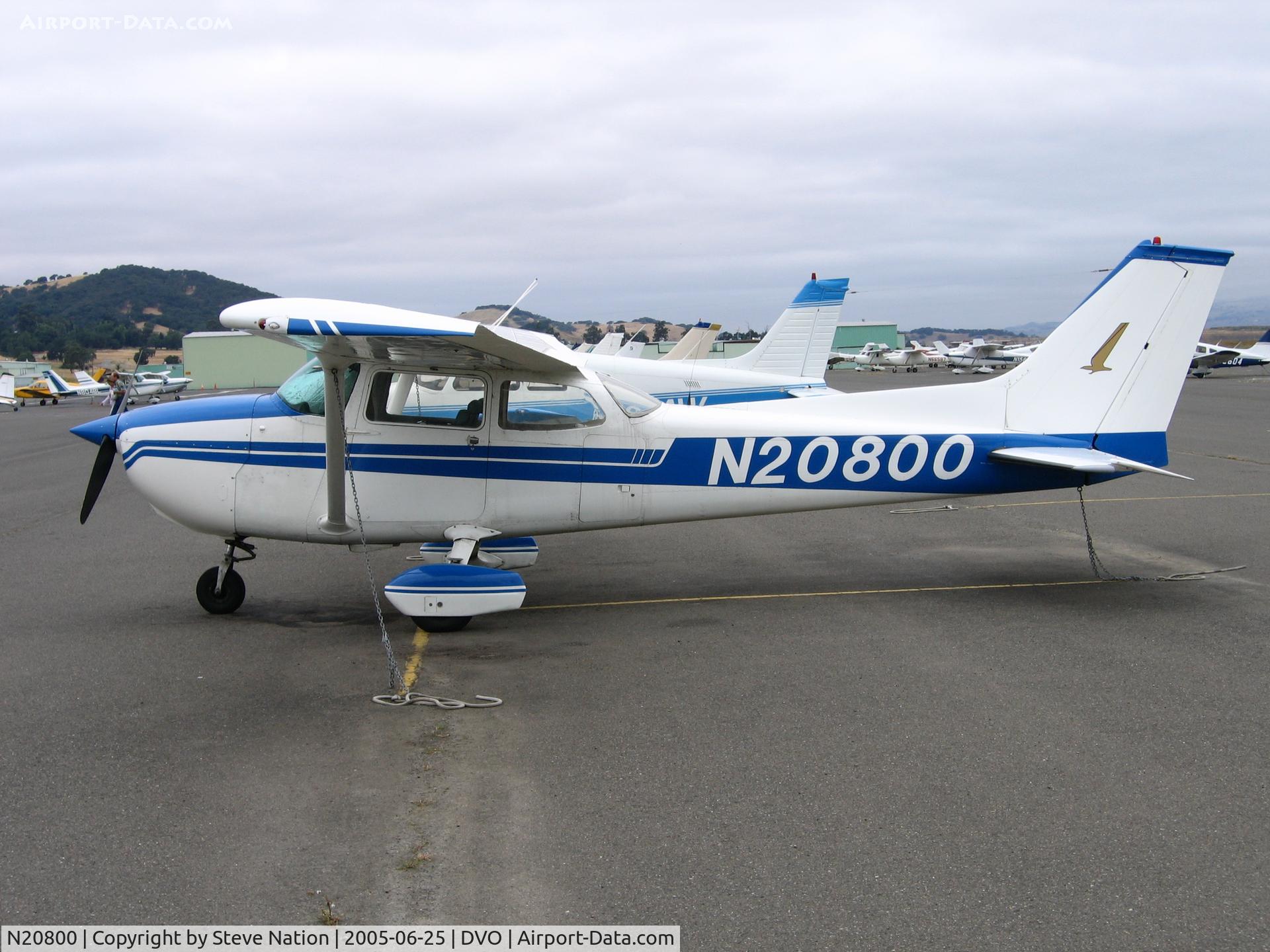 N20800, 1974 Cessna 172M C/N 17263840, Air Ward 1974 Cessna 172M at Gnoss Field, CA