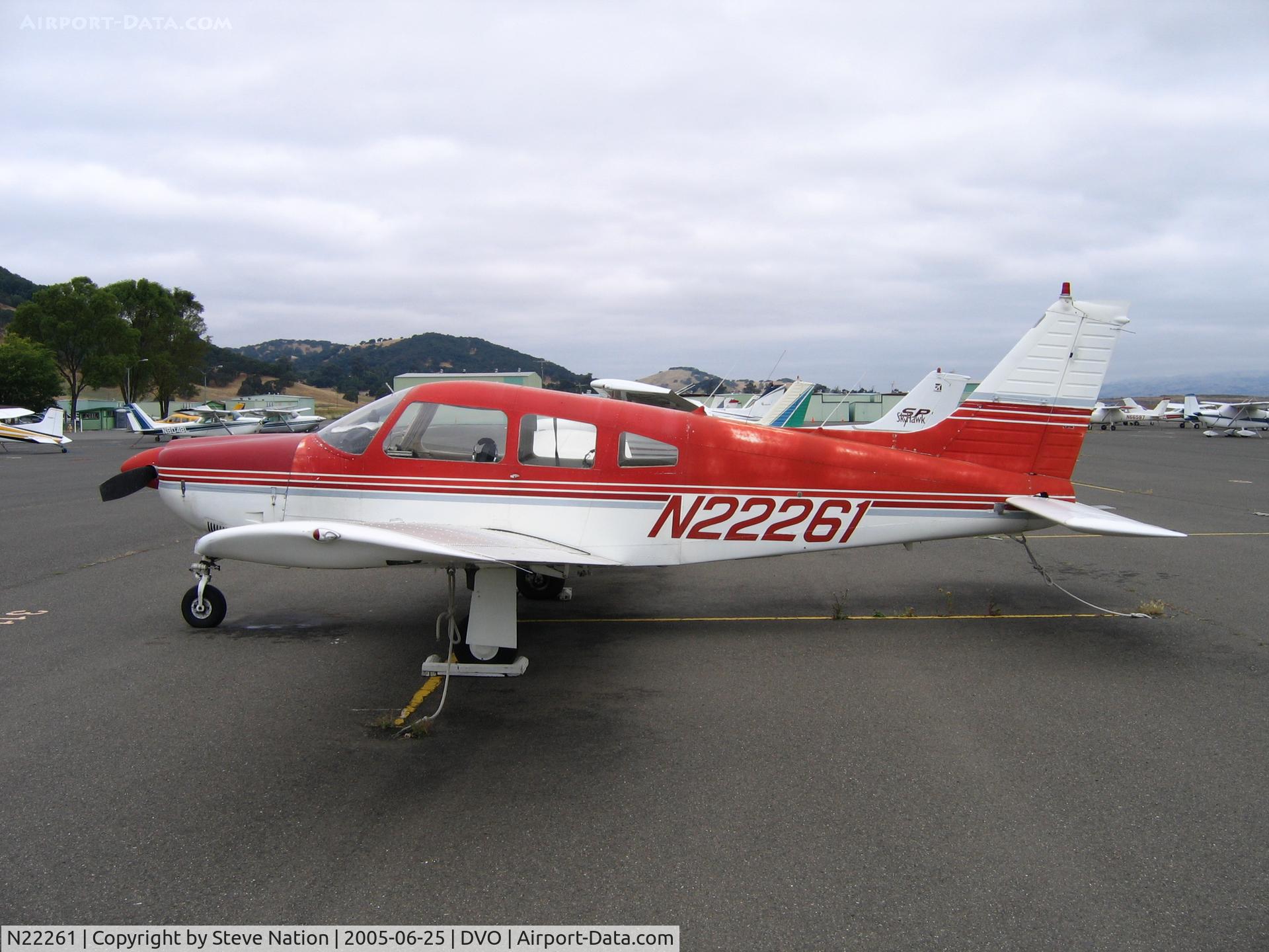N22261, 1978 Piper PA-28R-201 Cherokee Arrow III C/N 28R-7837310, 1978 Piper PA-28R-201 at Gnoss Field, CA