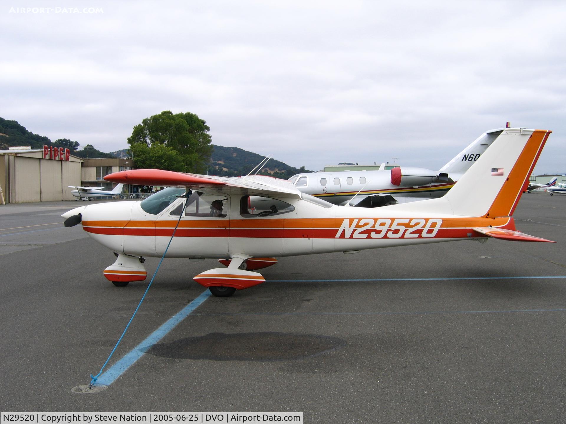 N29520, 1968 Cessna 177 Cardinal C/N 17700940, 1968 Cessna 177 at Gnoss Field, CA