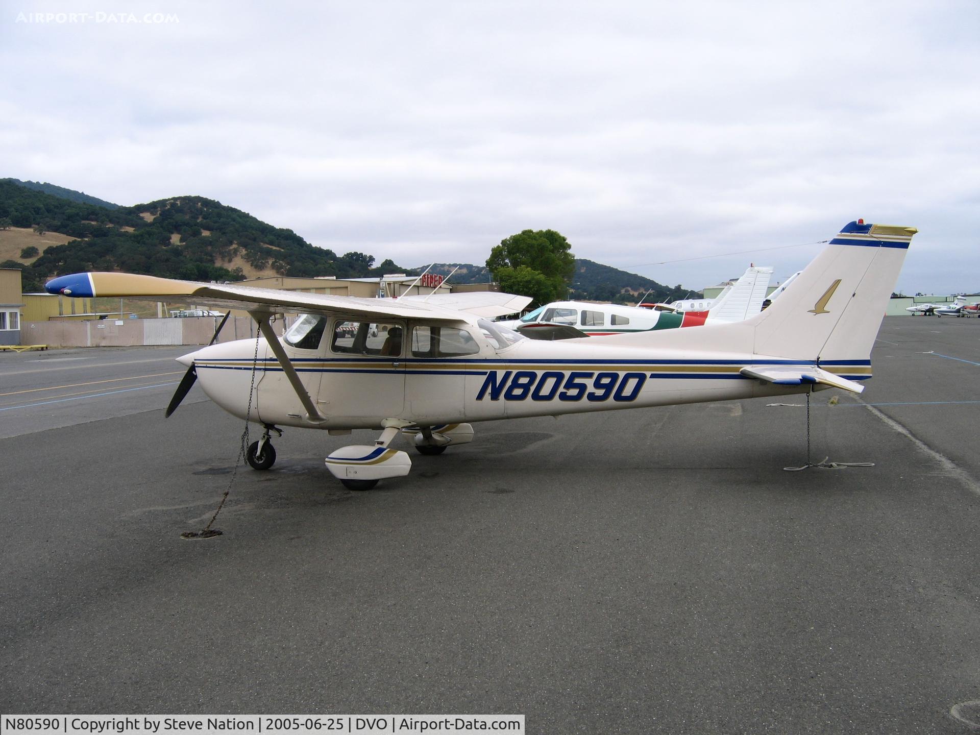 N80590, 1976 Cessna 172M C/N 17266663, Air Ward 1976 Cessna 172M at Gnoss Field, CA