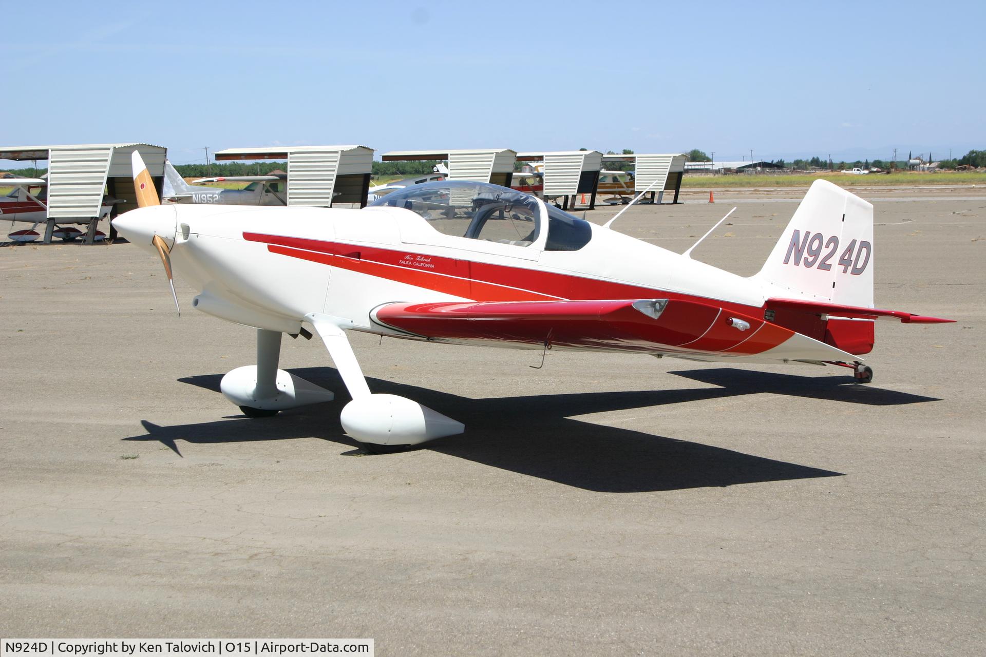 N924D, Vans RV-6 C/N 001 (N924D), 1995 RV6