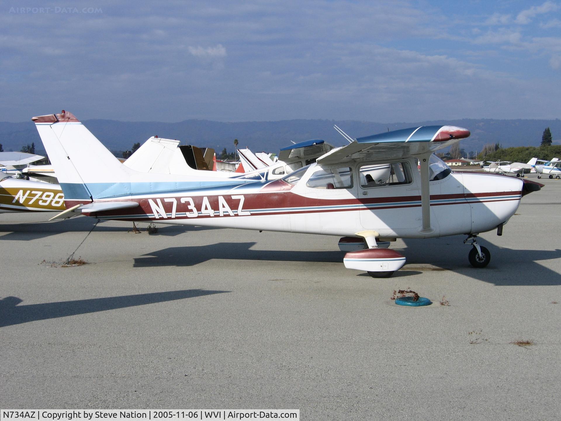 N734AZ, 1977 Cessna 172N C/N 17268714, 1977 Cessna 172N at Watsonville, CA