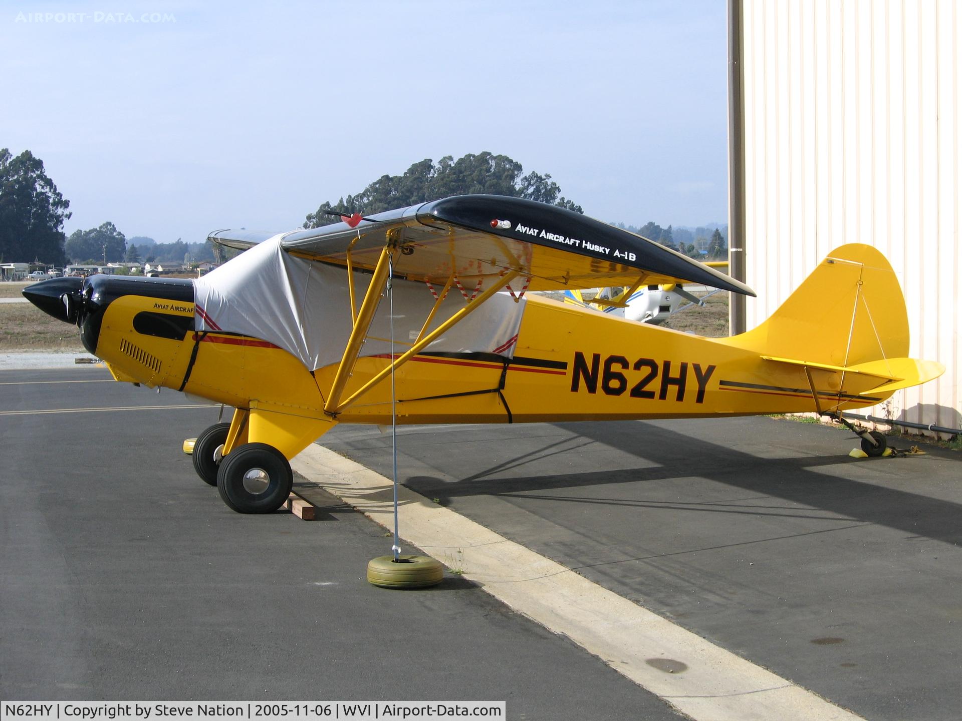 N62HY, 2004 Aviat A-1B Husky C/N 2258, Allen Air Inc 2004 Aviat Aircraft A-1B at Watsonville, CA