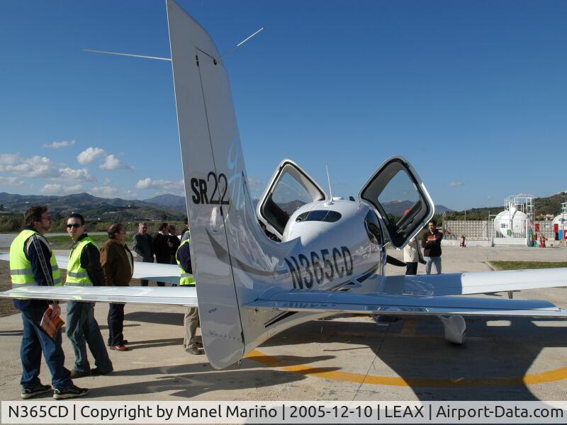N365CD, 2005 Cirrus SR22 C/N 1399, Demonstration of the Cirrus SR22 during Aviation Celebration in LEAX Malaga, Spain