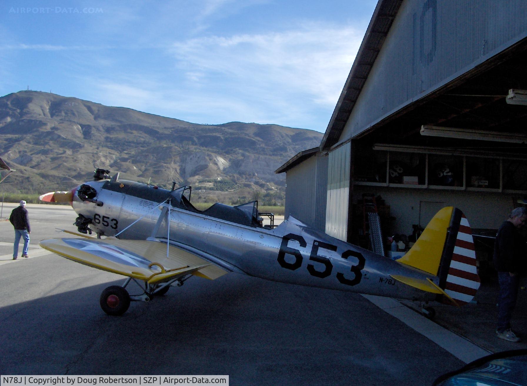 N78J, 1942 Ryan Aeronautical ST3KR C/N 1682, 1942 Ryan Aeronautical ST-3KR PT-22-(U S Army Air Corps) Kinner R5 160 Hp