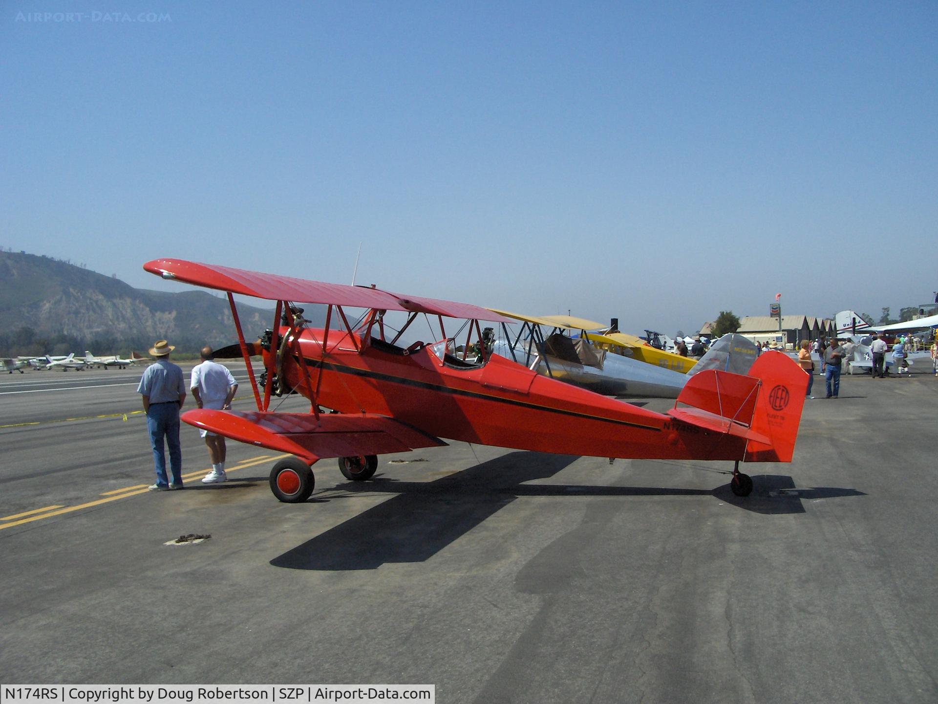 N174RS, 1936 Fleet 7B C/N 62, 1937 Fleet 7B Kinner B5 radial 125 Hp