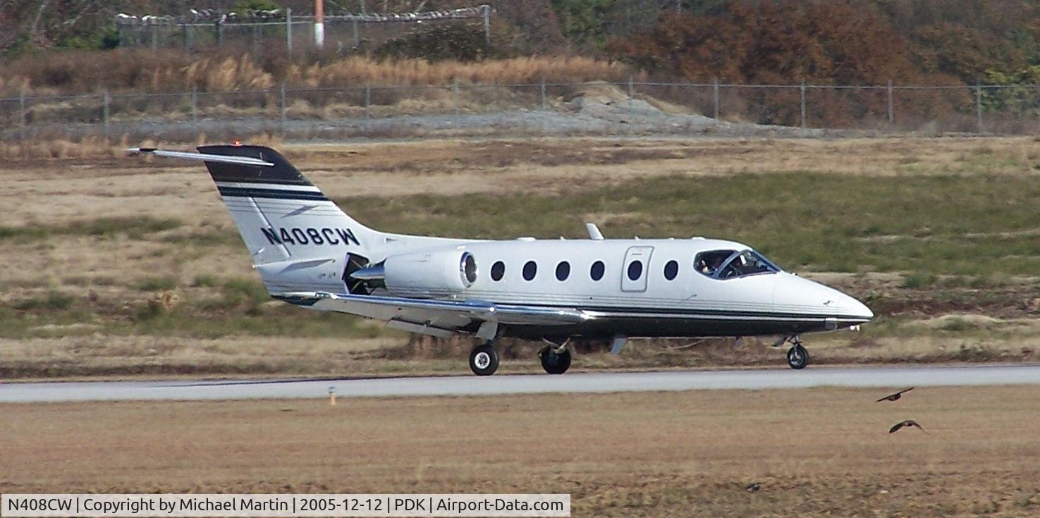 N408CW, 1996 Beech 400A Beechjet C/N RK-108, Arriving PDK on 20L
