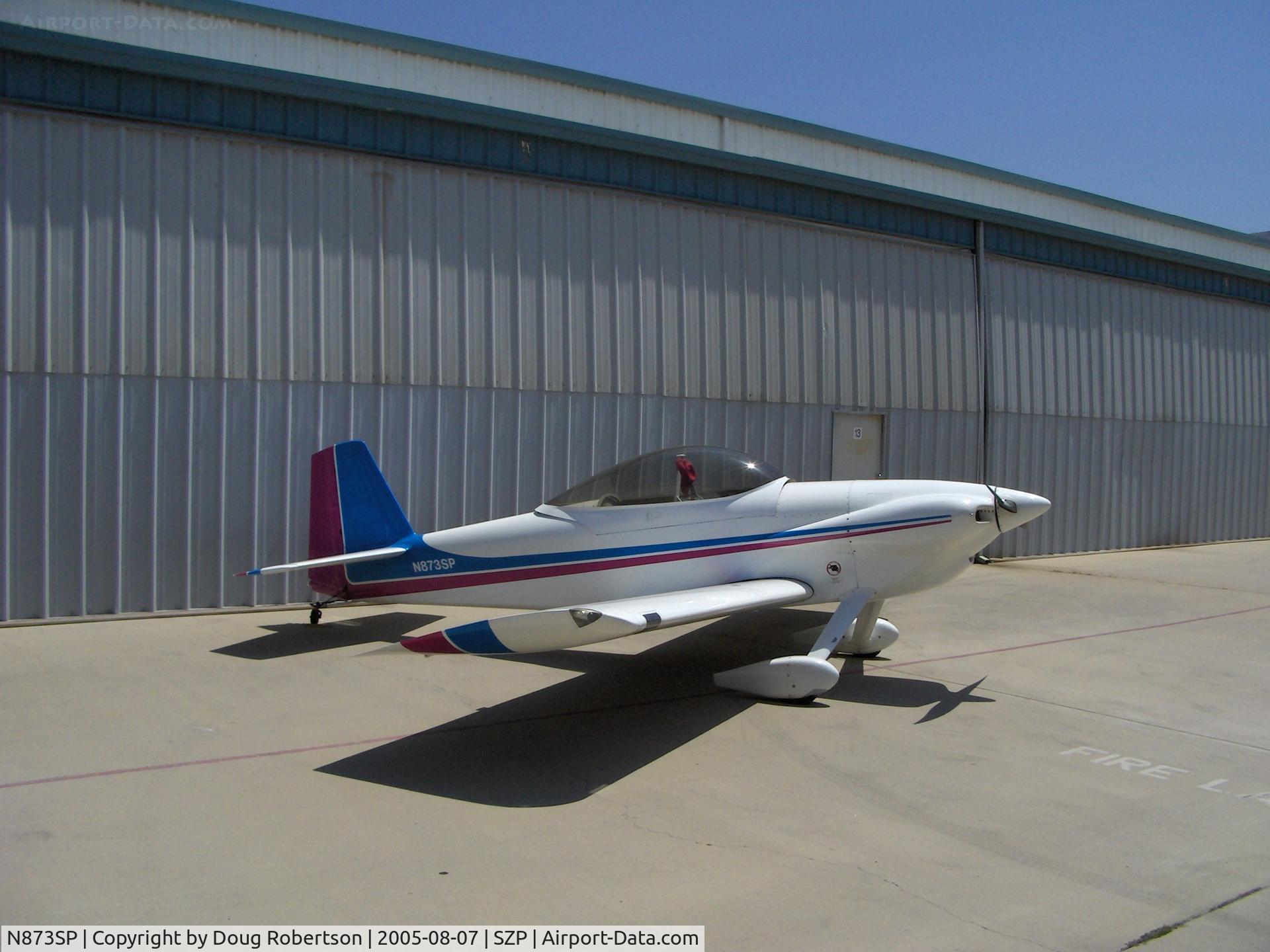 N873SP, 1991 Vans RV-4 C/N 873, 1991 John R. Lynch VAN'S RV-4 Lycoming O&OV 360