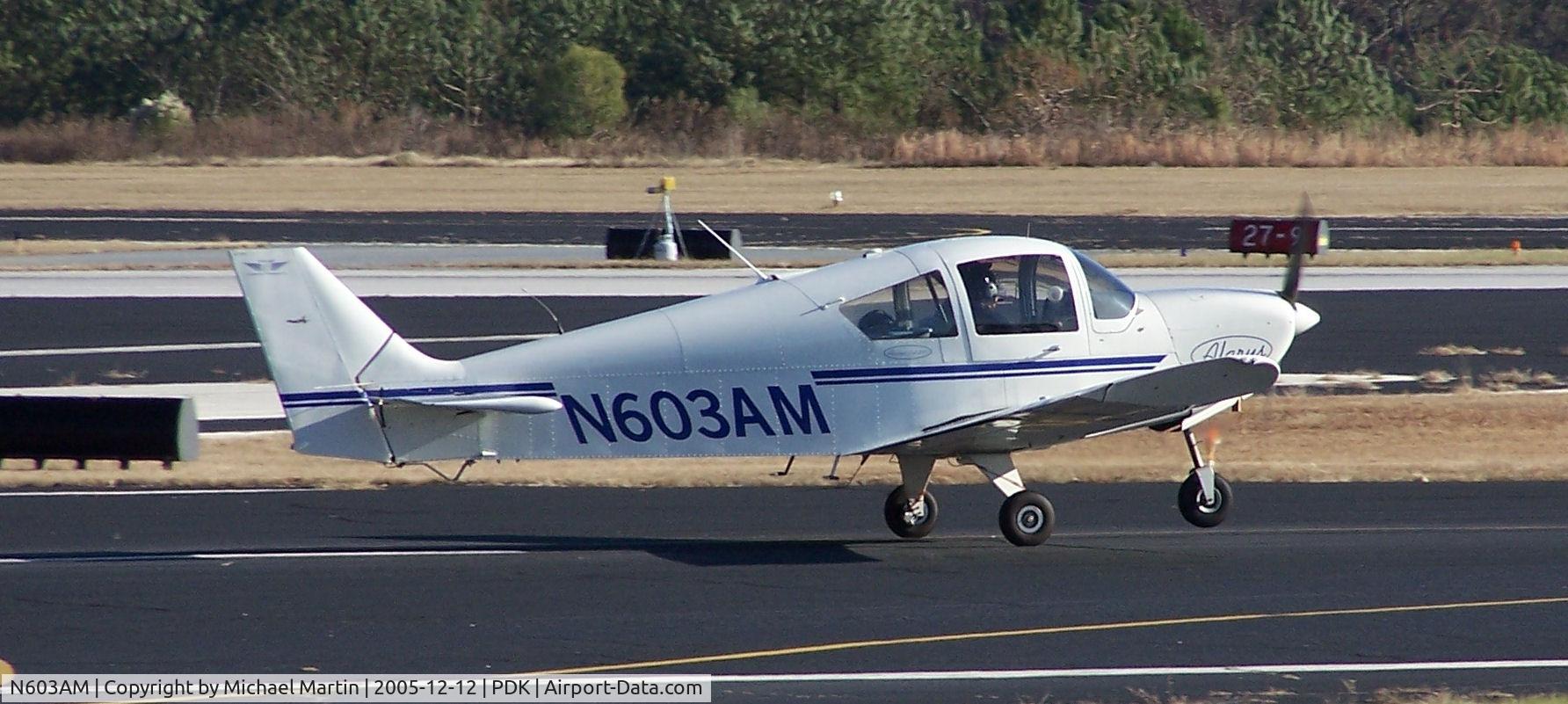 N603AM, AMD CH-2000 Alarus C/N 20-1009, Takeoff from 20R