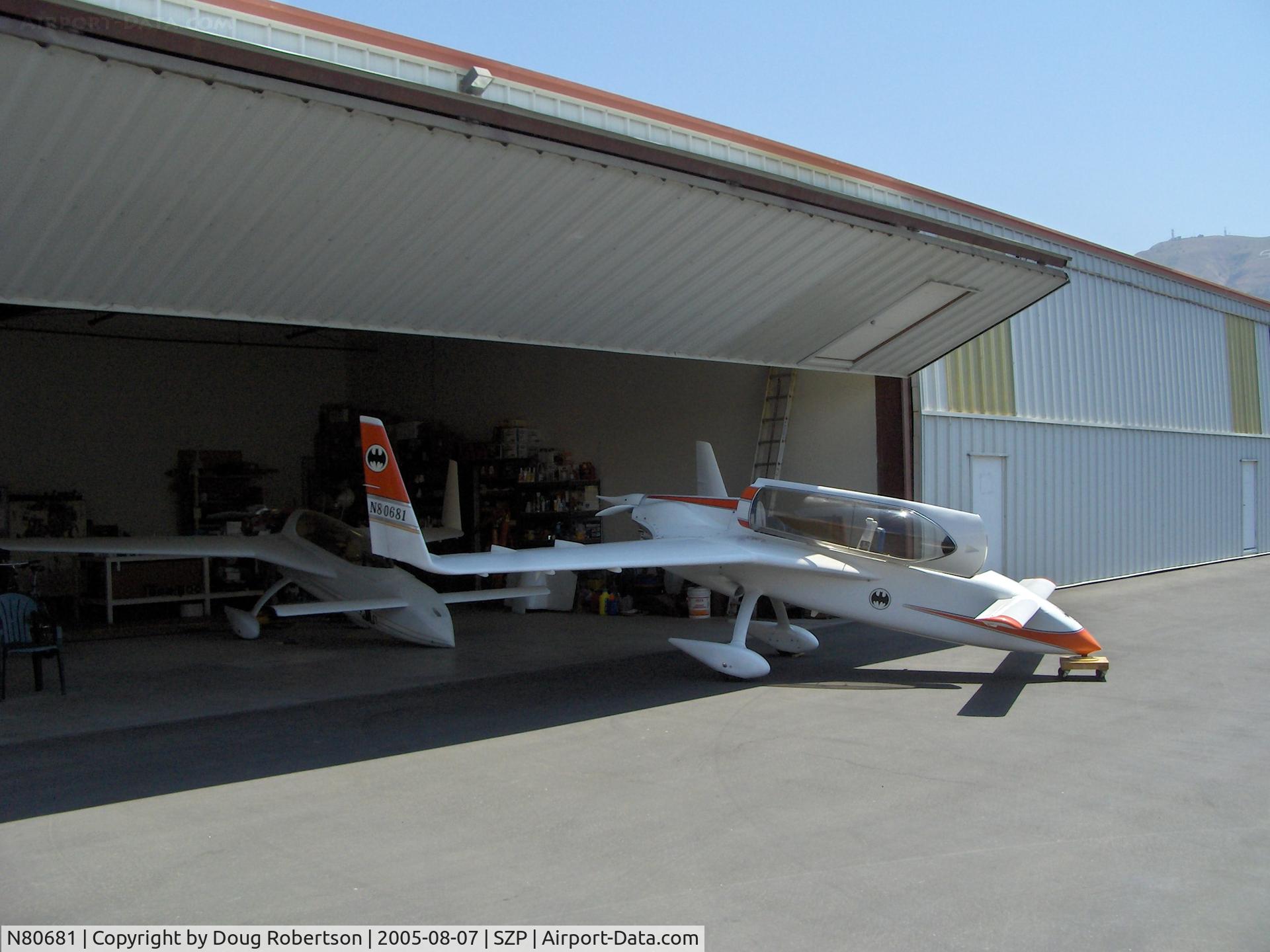 N80681, 1980 Rutan VariEze C/N 1424, 1980 Joseph O. Moore/Rutan VARI EZE Continental C-85 Experimental class