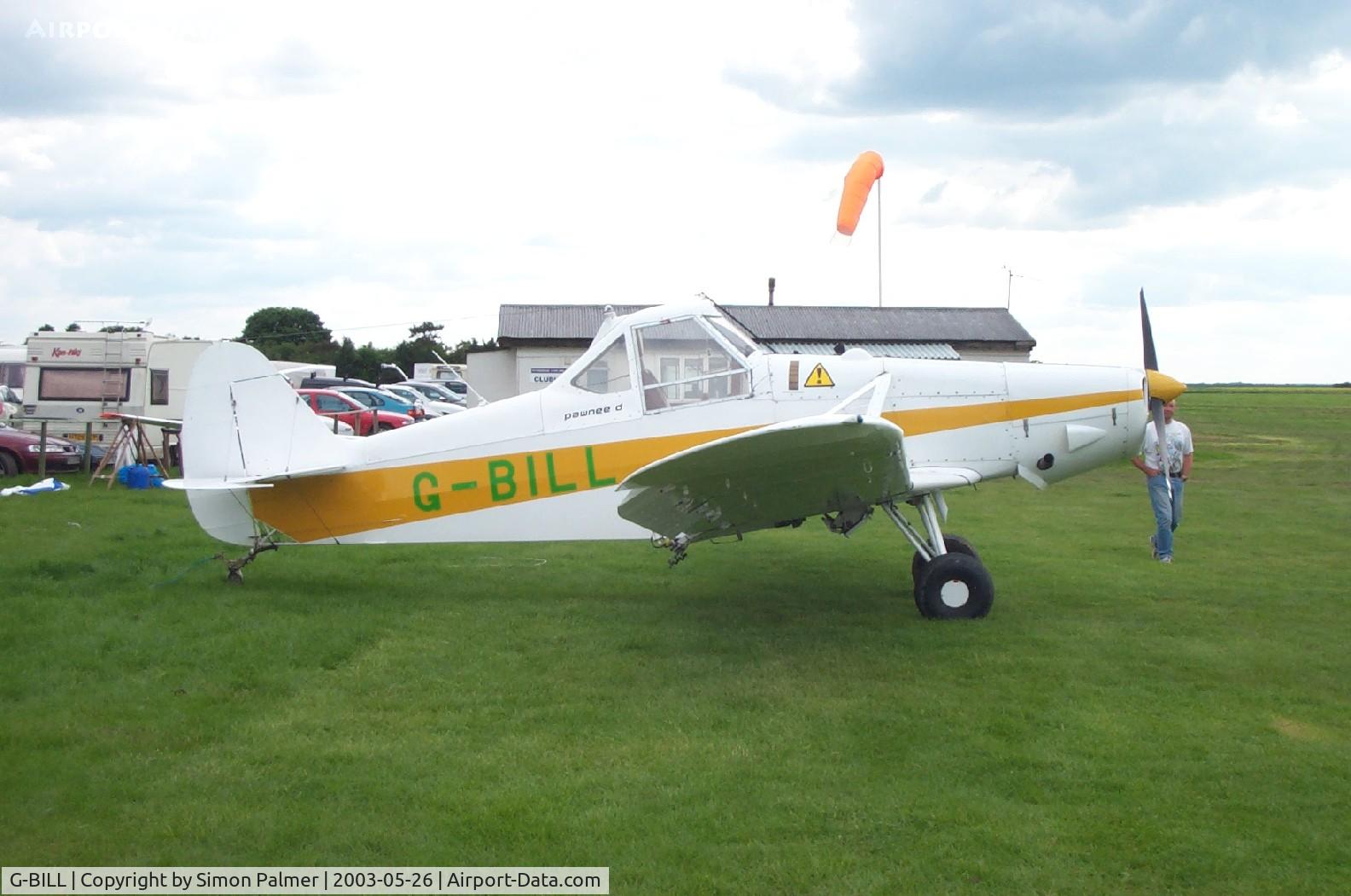 G-BILL, 1978 Piper PA-25-235 Pawnee C/N 25-7856028, Pawnee at Crowland airfield