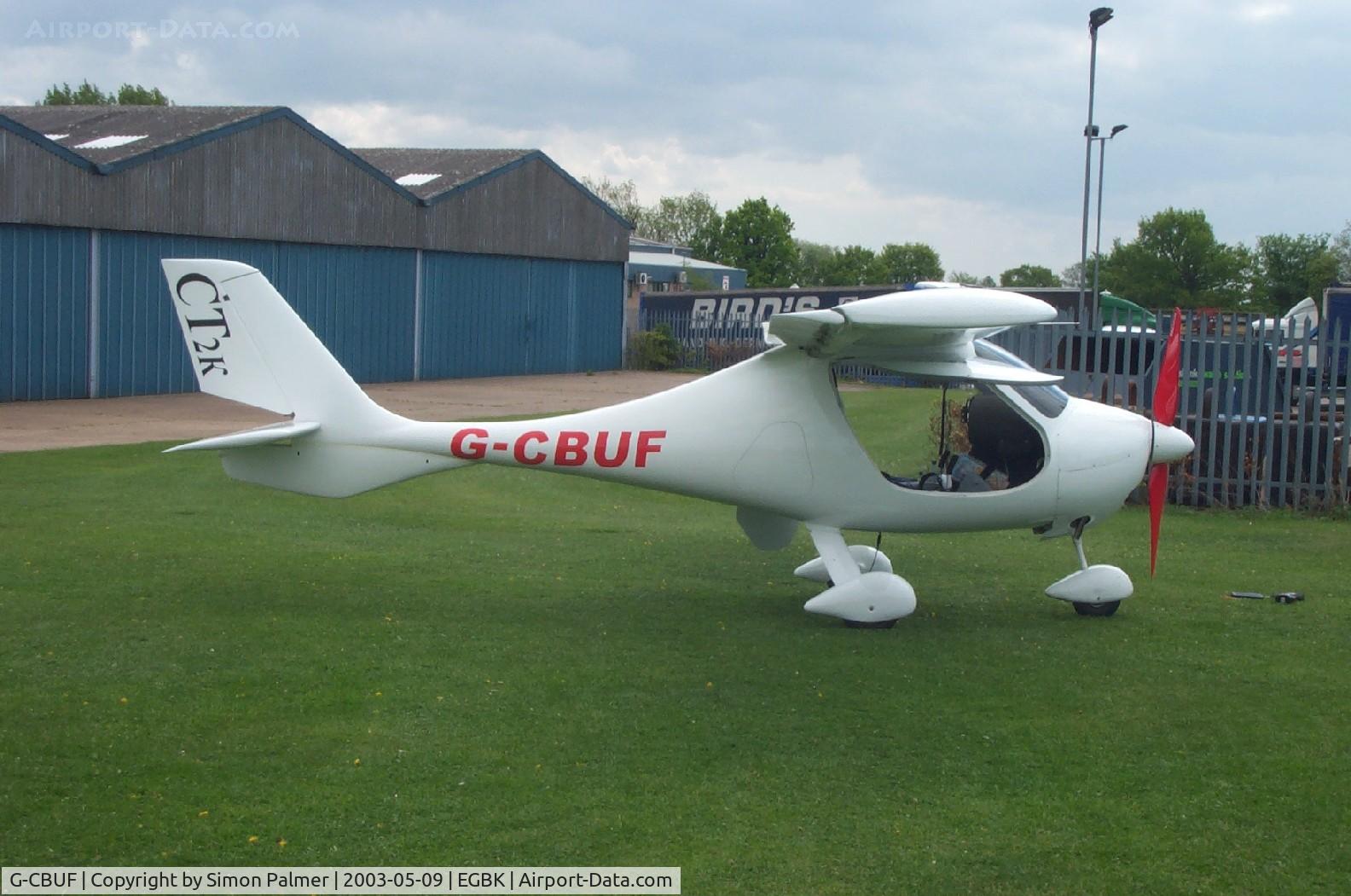 G-CBUF, 2002 Flight Design CT2K C/N 7901, CT2K at Northampton