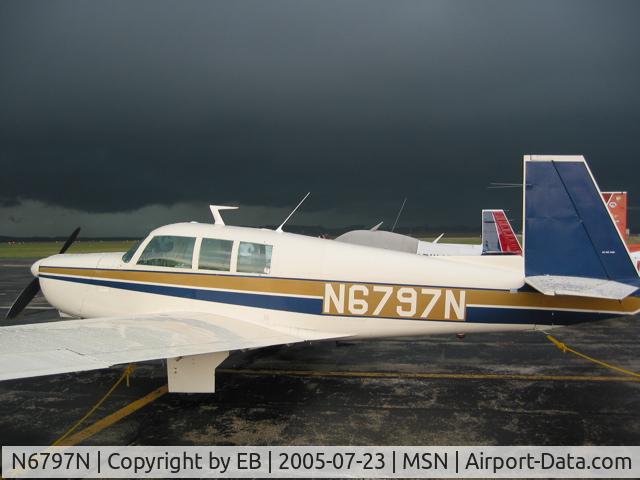 N6797N, 1968 Mooney M-20G Statesman C/N 680099, M20G