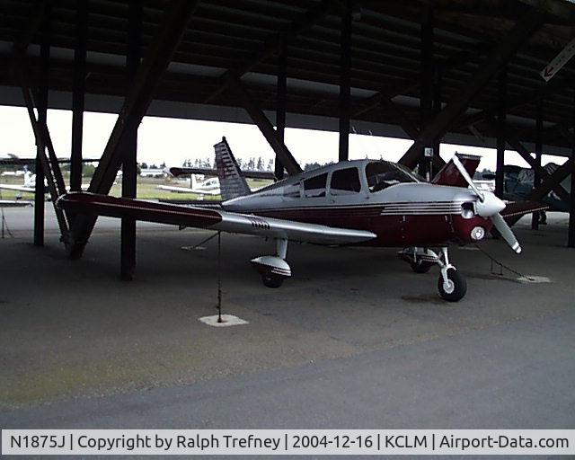 N1875J, 1968 Piper PA-28-140 C/N 28-24317, PA28-140
