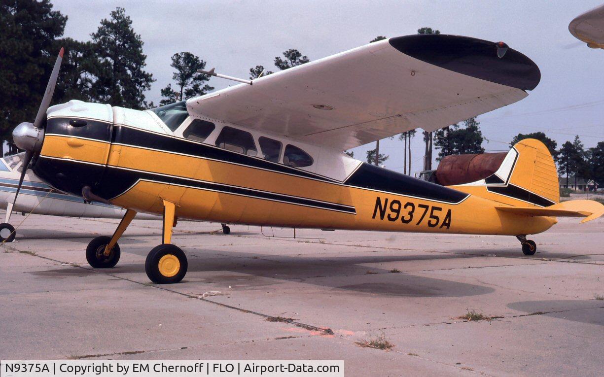 N9375A, 1949 Cessna 195 C/N 7454, Classic beauty