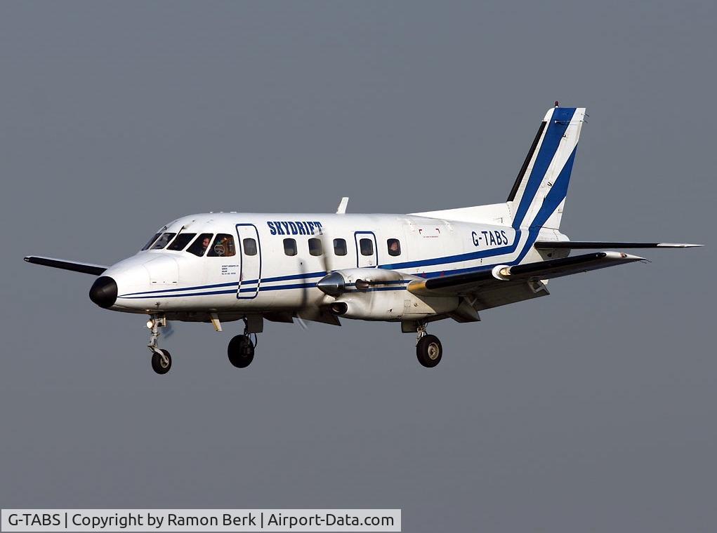 G-TABS, 1979 Embraer EMB-110P1 Bandeirante C/N 110.212, Embraer EMB-110 Bandeirante in flight.