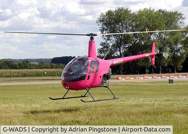 G-WADS, 1989 Robinson R22 Beta C/N 1224, Robinson R22 Beta helicopter at Kemble Heli-Day 2003 (Gloucestershire, England, August 2003)
