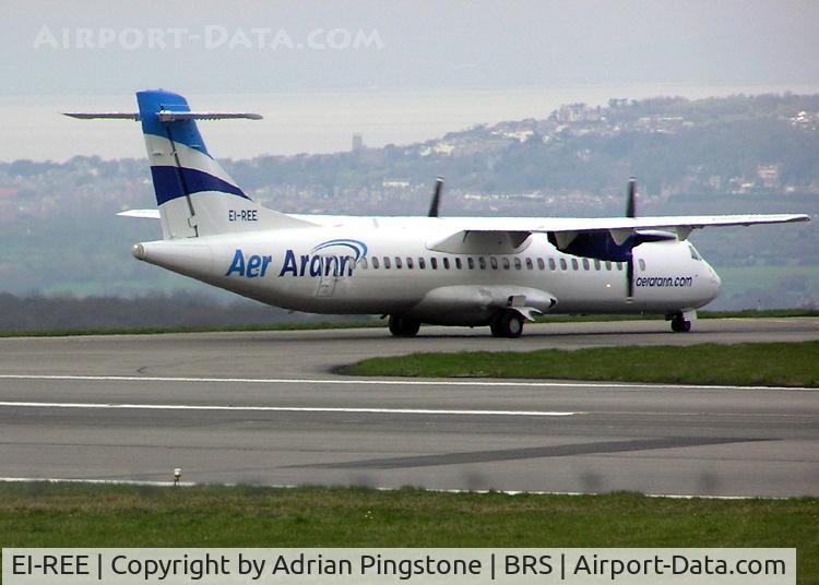 EI-REE, 1992 ATR 72-202 C/N 342, Aer Arann ATR 72-200 (EI-REE) at Bristol Airport, Bristol, England, April 2004