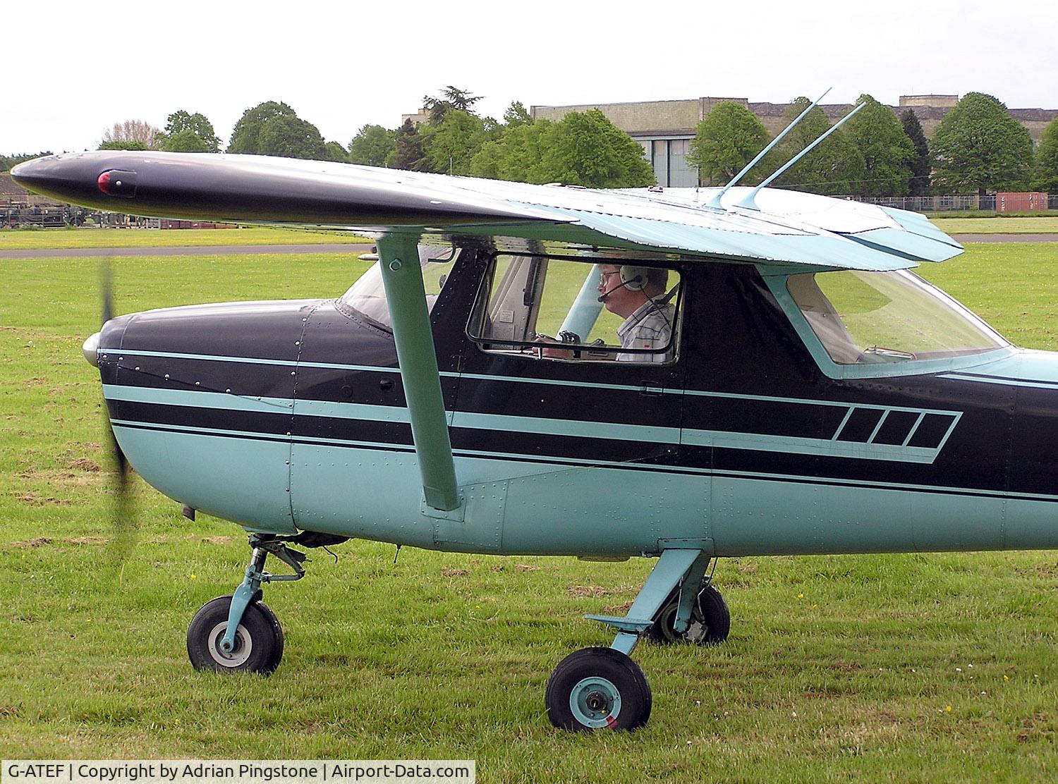 G-ATEF, 1965 Cessna 150E C/N 150-61378, 1965 Cessna 150E (G-ATEF) at Hullavington airfield, Wiltshire, England. May 2005