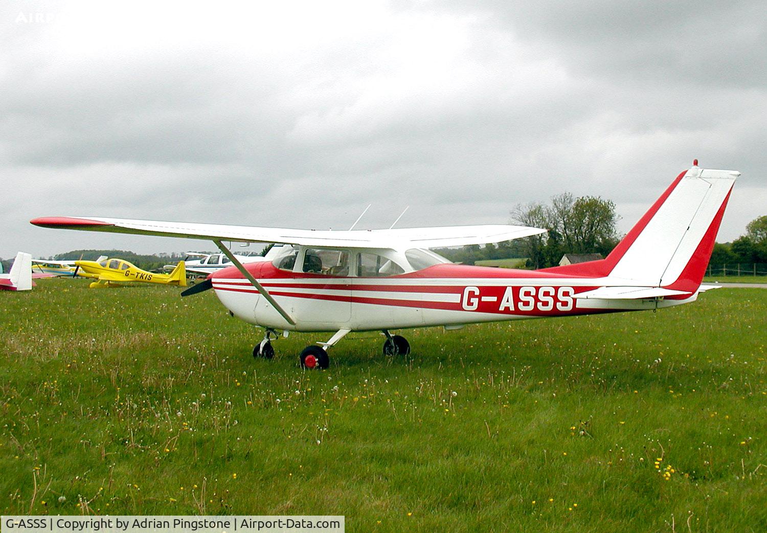 G-ASSS, 1964 Cessna 172E C/N 172-51467, 1964 Cessna 172E (G-ASSS) at Kemble airfield, Gloucestershire, England. May 2003