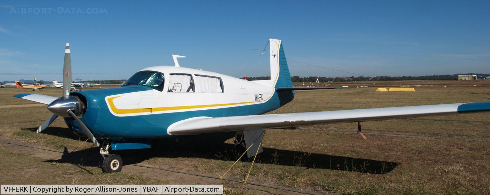 VH-ERK, 1977 Mooney M20F Executive C/N 22-1439, At Archerfield, Brisbane, QLD, Australia