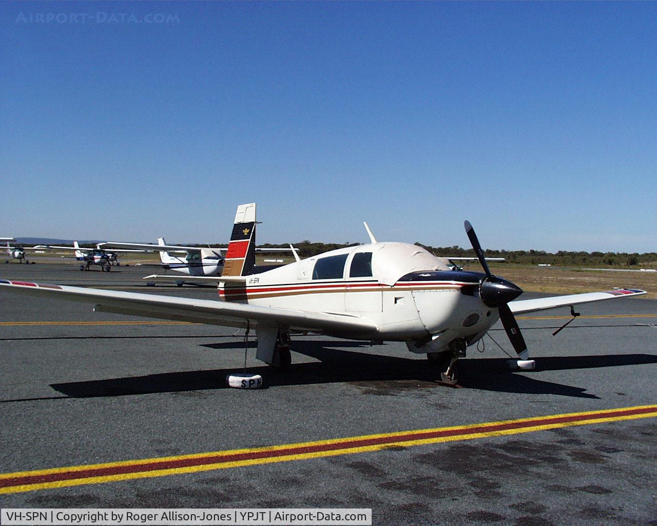 VH-SPN, 1980 Mooney M20J 201 C/N 24-0878, At Jandakot, WA, Australia