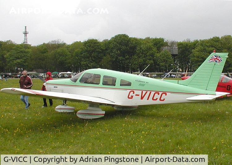 G-VICC, 1979 Piper PA-28-161 Cherokee Warrior II C/N 28-7916317, Piper PA-28 Cherokee Warrior II (G-VICC), photographed at the Great Vintage Fly-in Weekend, Kemble Airfield, England, May 2003.
