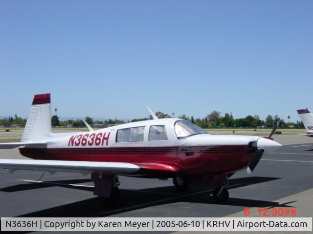 N3636H, 1980 Mooney M20K C/N 25-0433, Pretty, fast bird