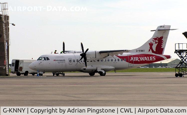 G-KNNY, 1993 ATR 42-320 C/N 346, Air Wales ATR 42-300 (G-KNNY) at Cardiff (Rhoose) Airport, Cardiff, Wales in September 2004