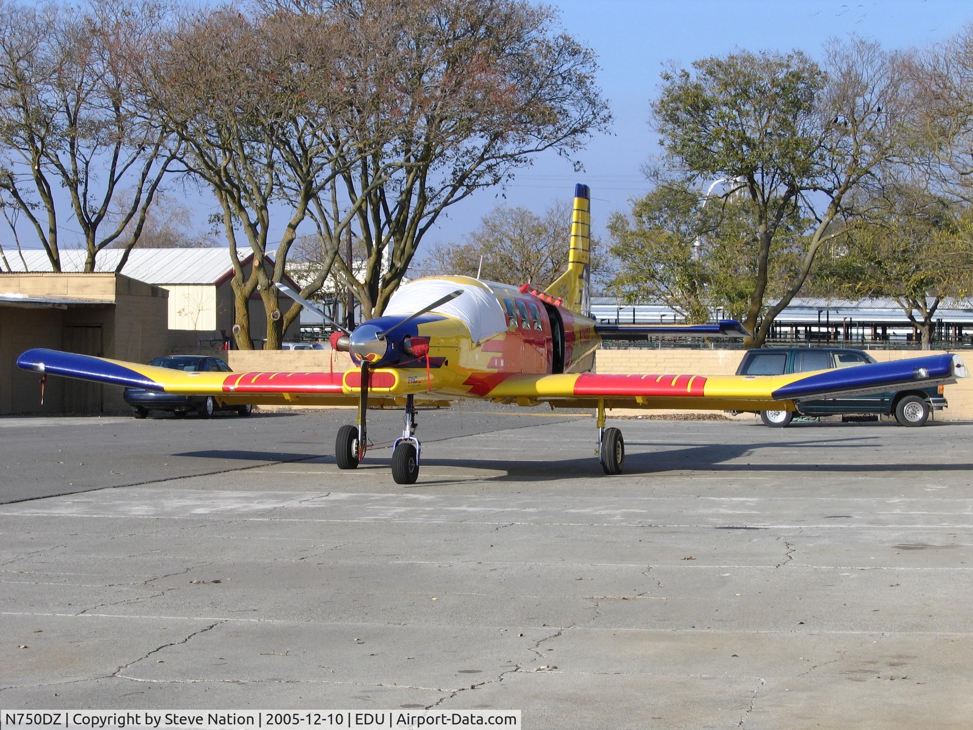 N750DZ, 2004 Pacific Aerospace 750XL C/N 108, 2004 Pacific Aerospace 750XL in December sun at University Airport (Davis), CA