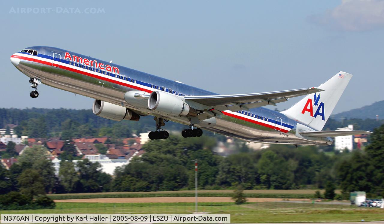 N376AN, 1992 Boeing 767-323 C/N 25445, departure from RWY 16
