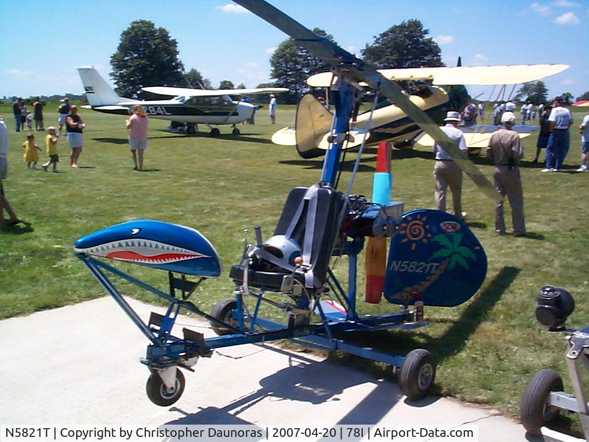 N5821T, 1984 Bensen B-8M Gyrocopter C/N GS2222, Bensen B8M