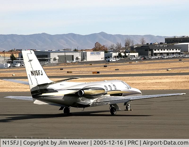 N15FJ, 1977 Cessna 501 Citation I/SP C/N 501-0012, Photo at Prescott, AZ