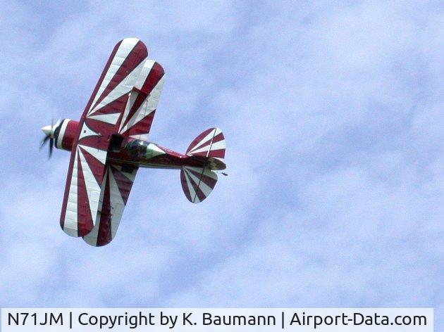 N71JM, 1991 Pitts S-2SE Special C/N JFM-4, knife edge