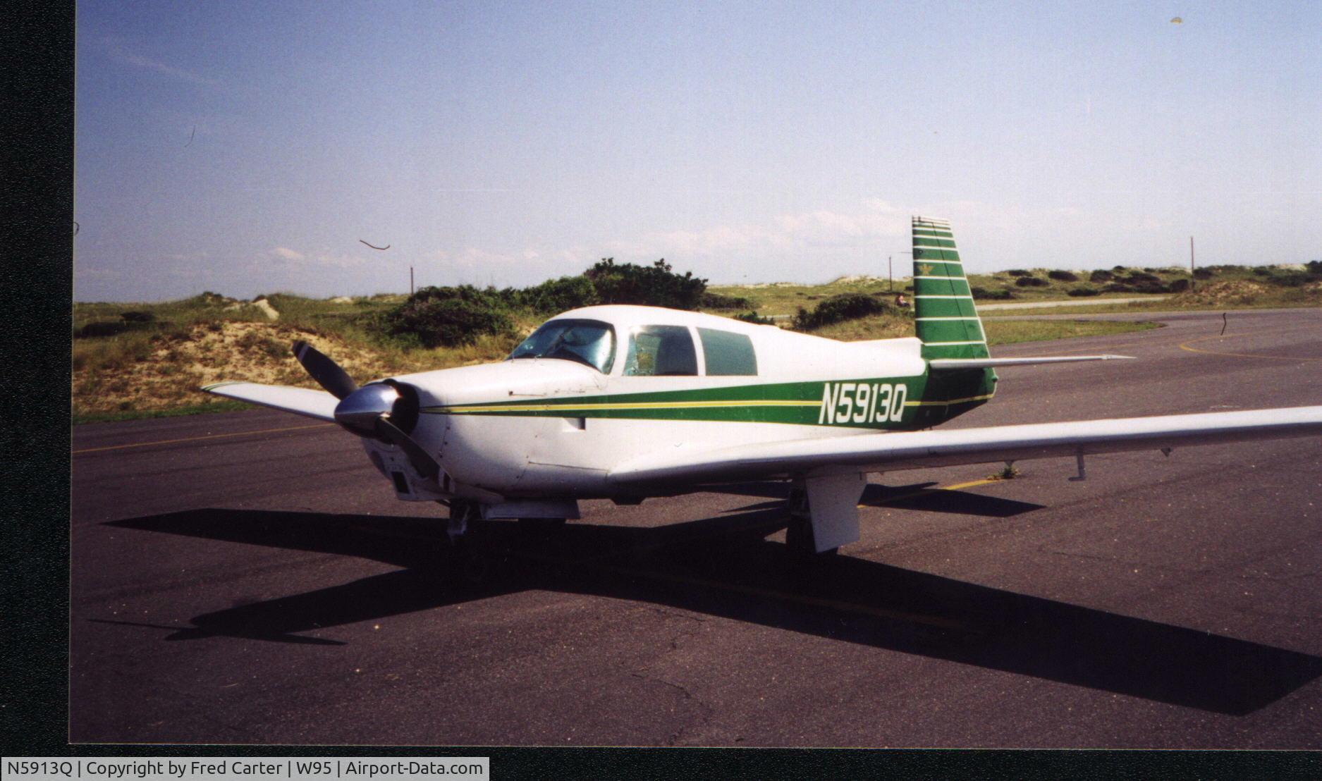 N5913Q, 1965 Mooney M20C Ranger C/N 3165, Ocracoke N.C. Beach