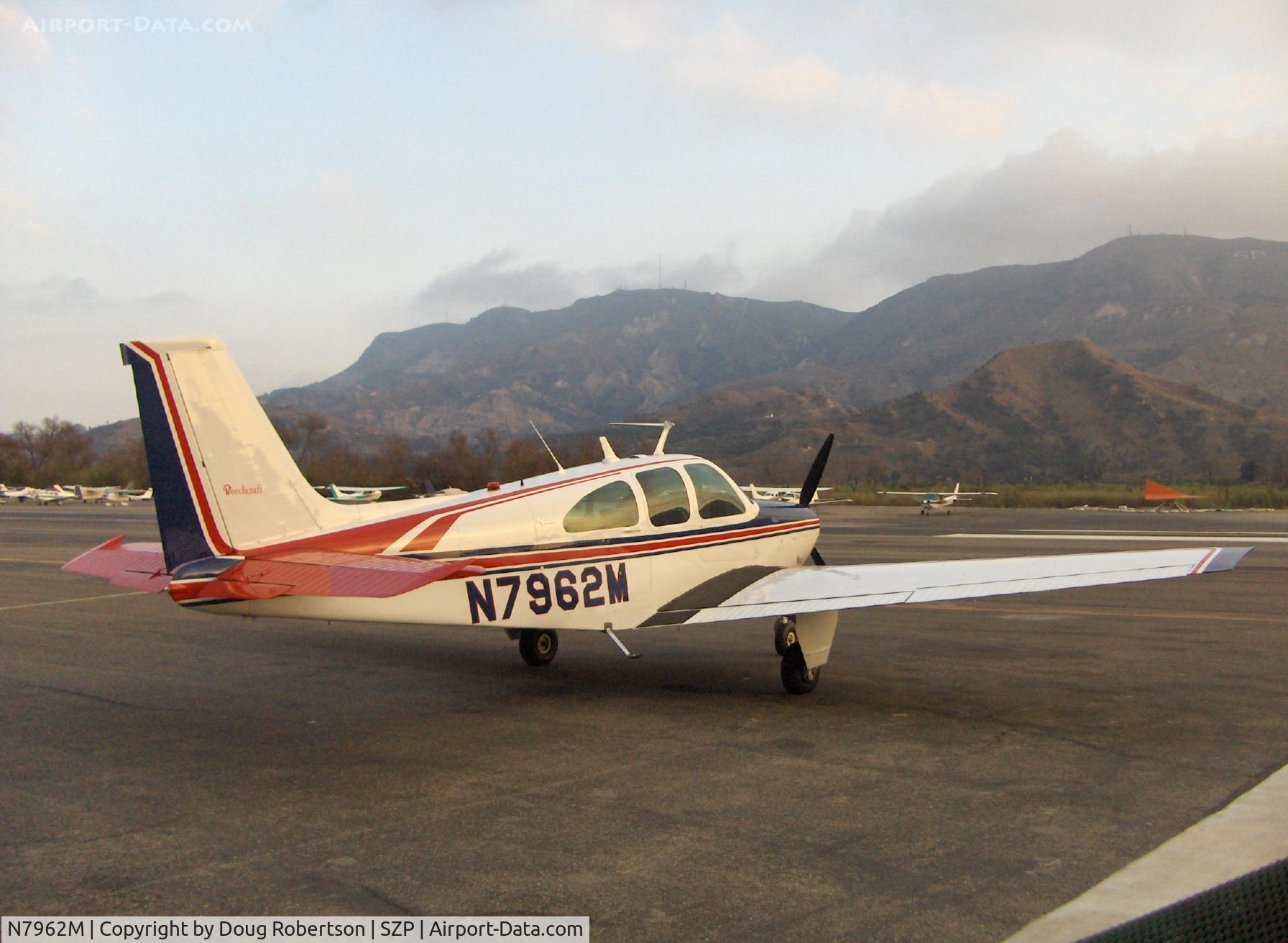 N7962M, 1966 Beech 35-C33A Debonair C/N CE-80, 1966 Beech 35-C33A DEBONAIR Continental IO-520 285 Hp, Tri-blade Prop