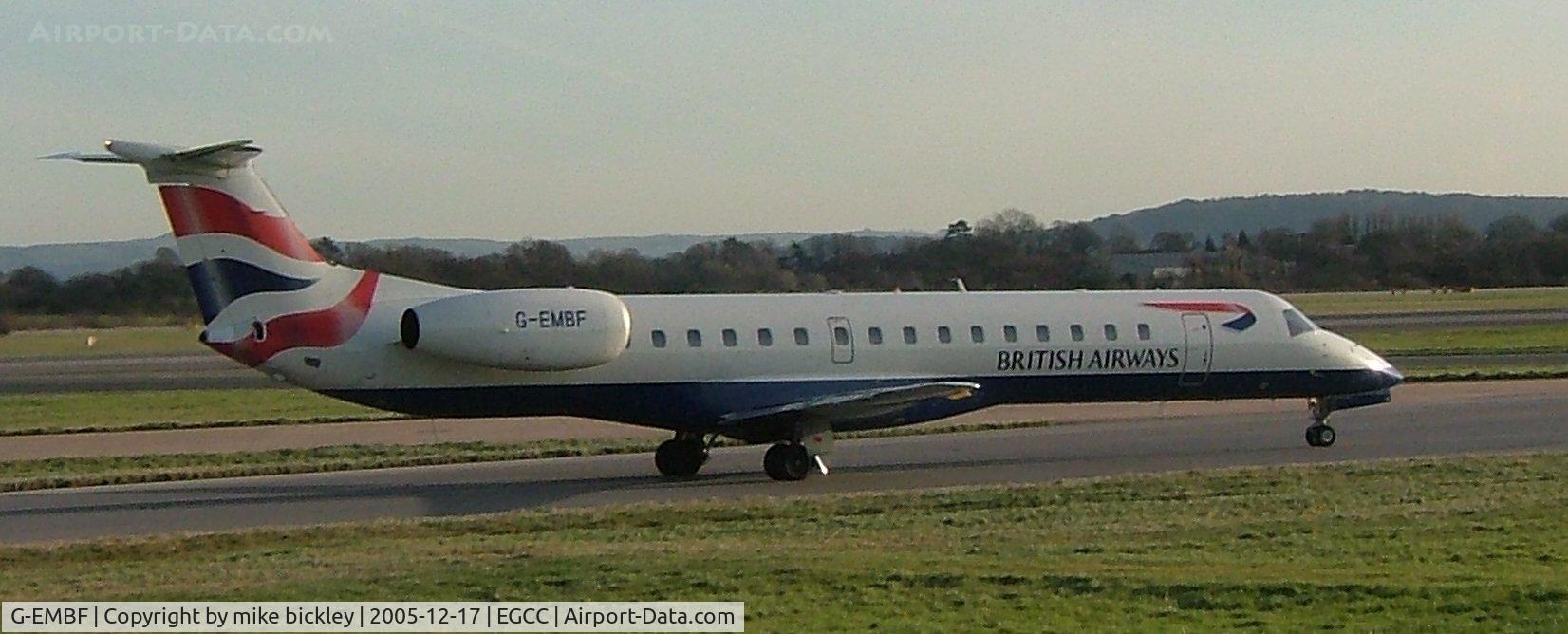 G-EMBF, 1998 Embraer EMB-145EU (ERJ-145EU) C/N 145088, TAXI TO TAKE OFF