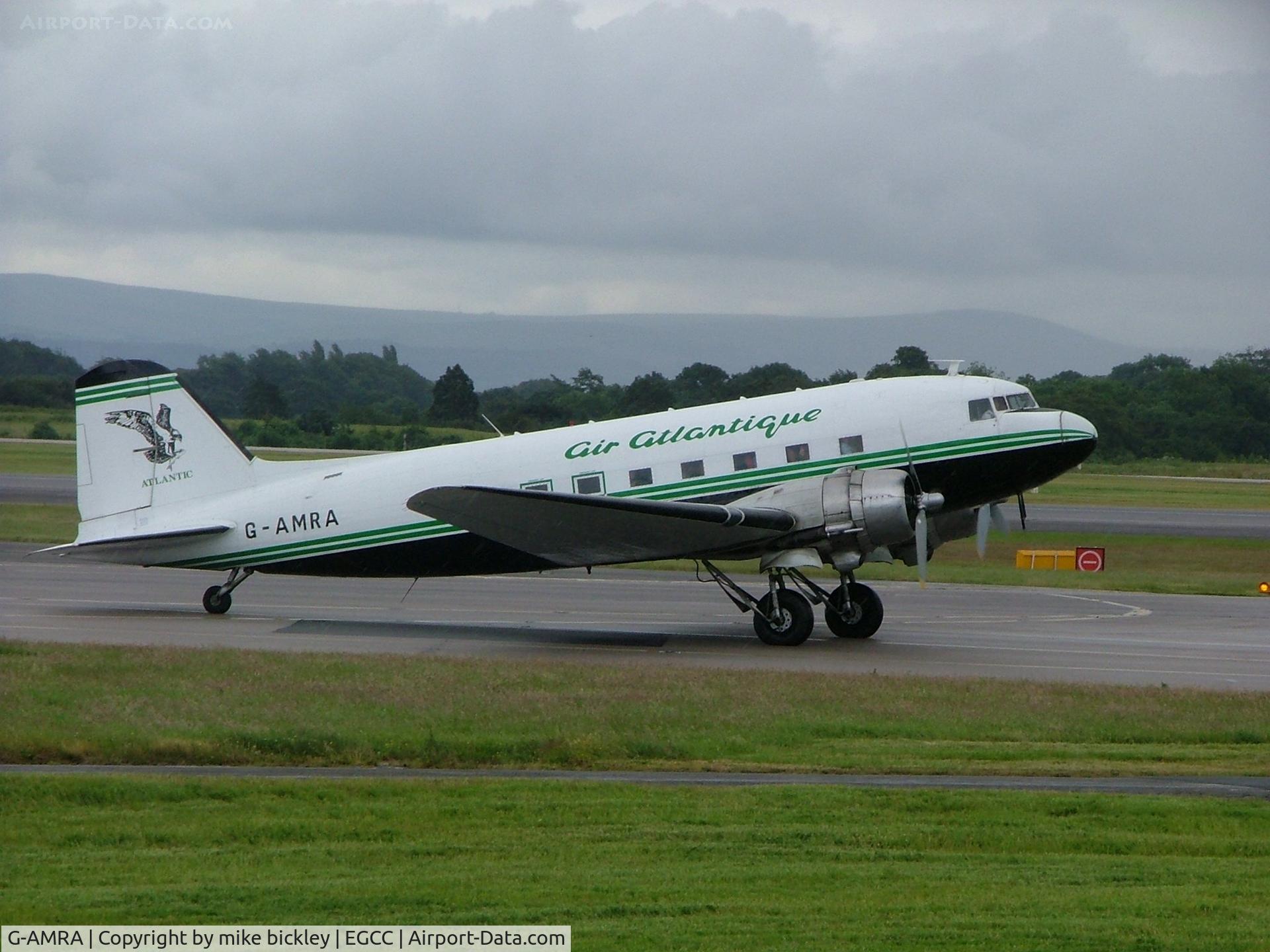 G-AMRA, 1944 Douglas DC-3C (C-47B-15-DK) C/N 15290, EMERGENCY TAXI - CO PILOT HAS MEDICAL EMERGENCY !