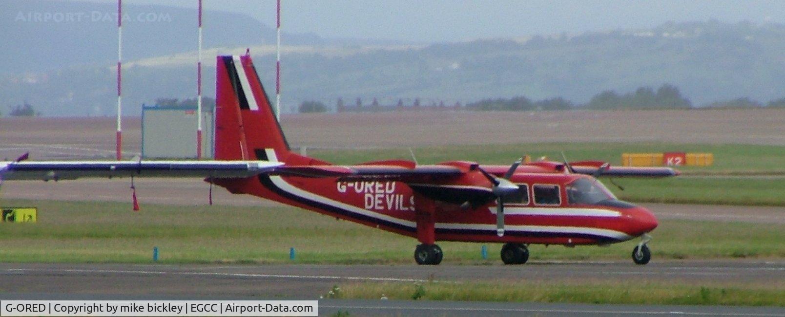 G-ORED, 1982 Britten-Norman BN-2T Islander C/N 2142, RED DEVILS SKY DIVING TEAM