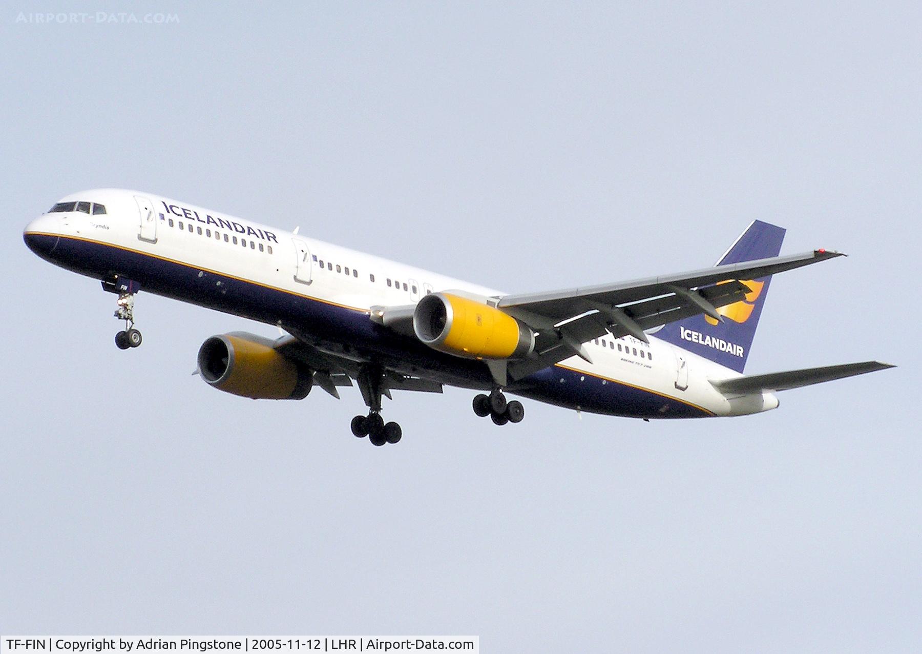 TF-FIN, 1997 Boeing 757-208 C/N 28989, Icelandair Boeing 757-200 (TF-FIN), named