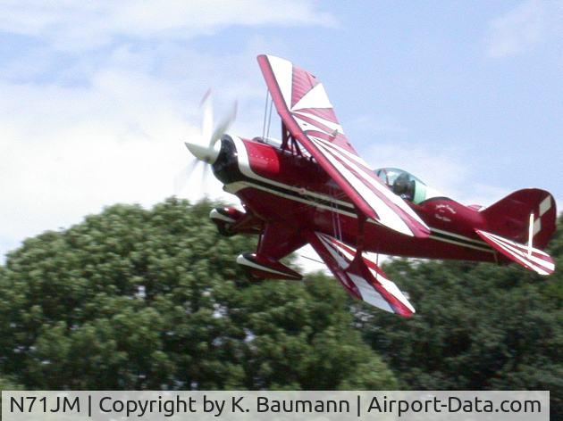 N71JM, 1991 Pitts S-2SE Special C/N JFM-4, Fly By