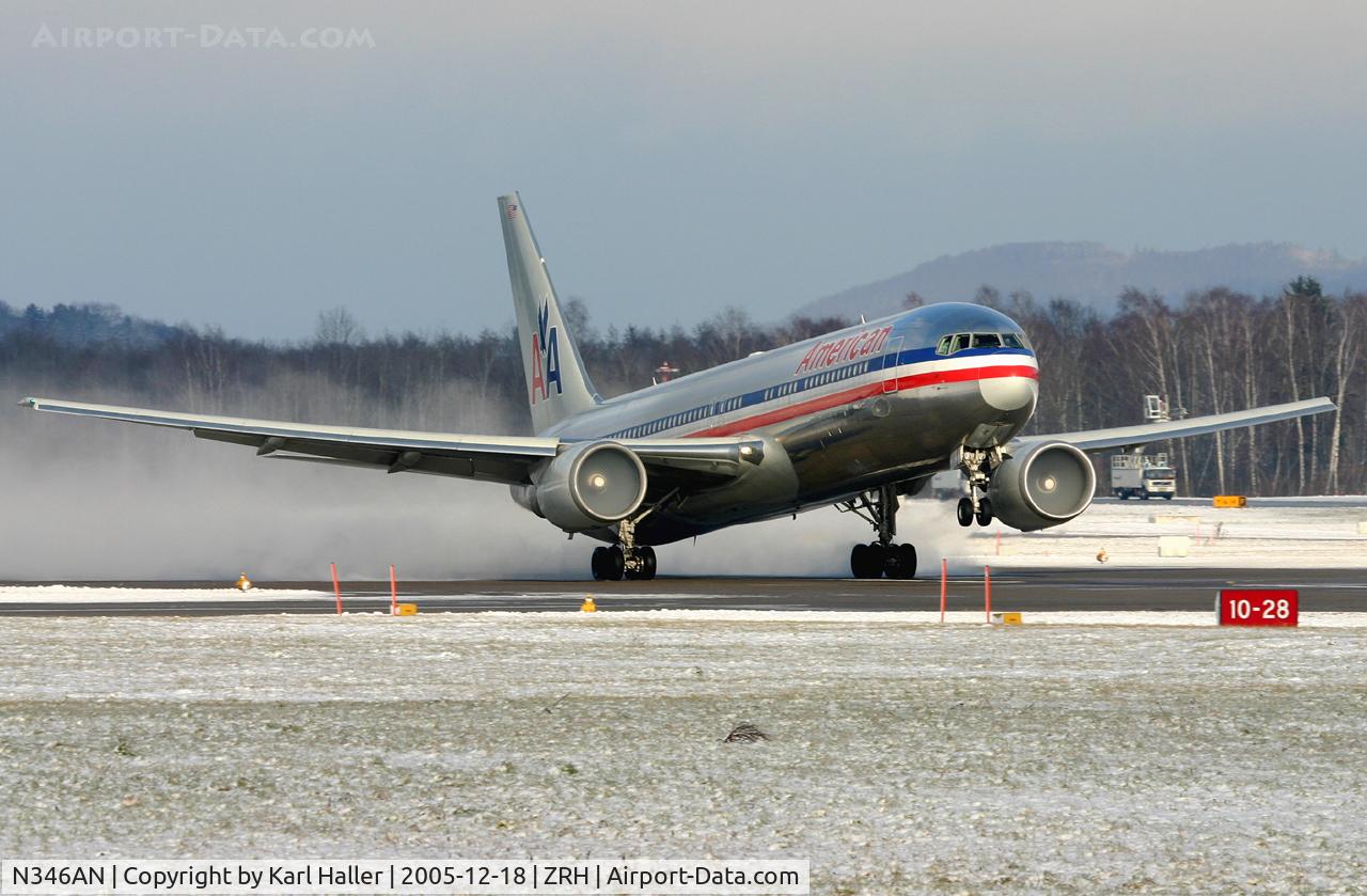 N346AN, 2003 Boeing 767-323 C/N 33085, nice 