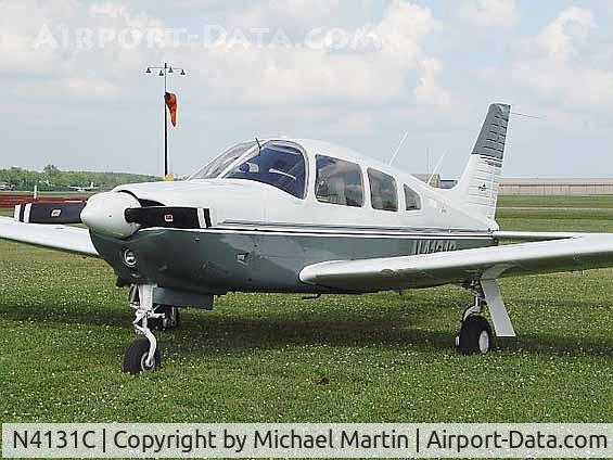 N4131C, 1996 Piper PA-28R-201 Cherokee Arrow III C/N 2844010, On Display