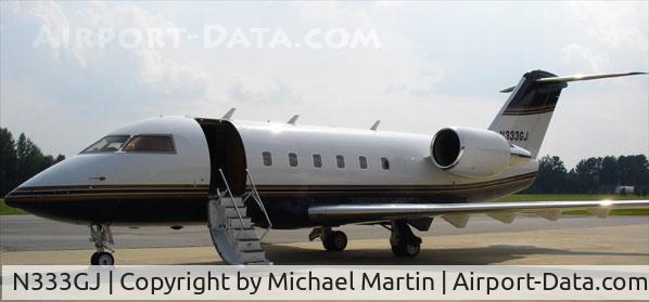 N333GJ, 1985 Canadair Challenger 601 (CL-600-2A12) C/N 3042, On Display