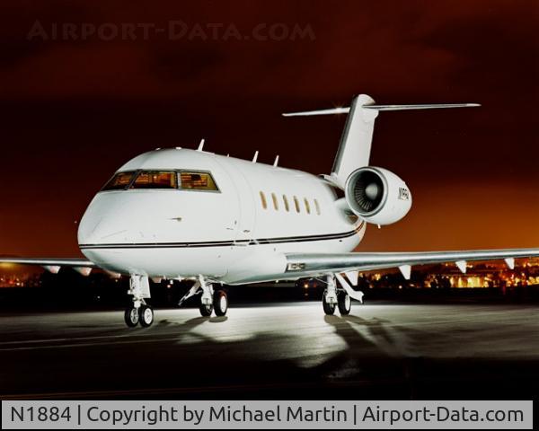 N1884, 1981 Canadair Challenger 600 (CL-600-1A11) C/N 1032, On Display
