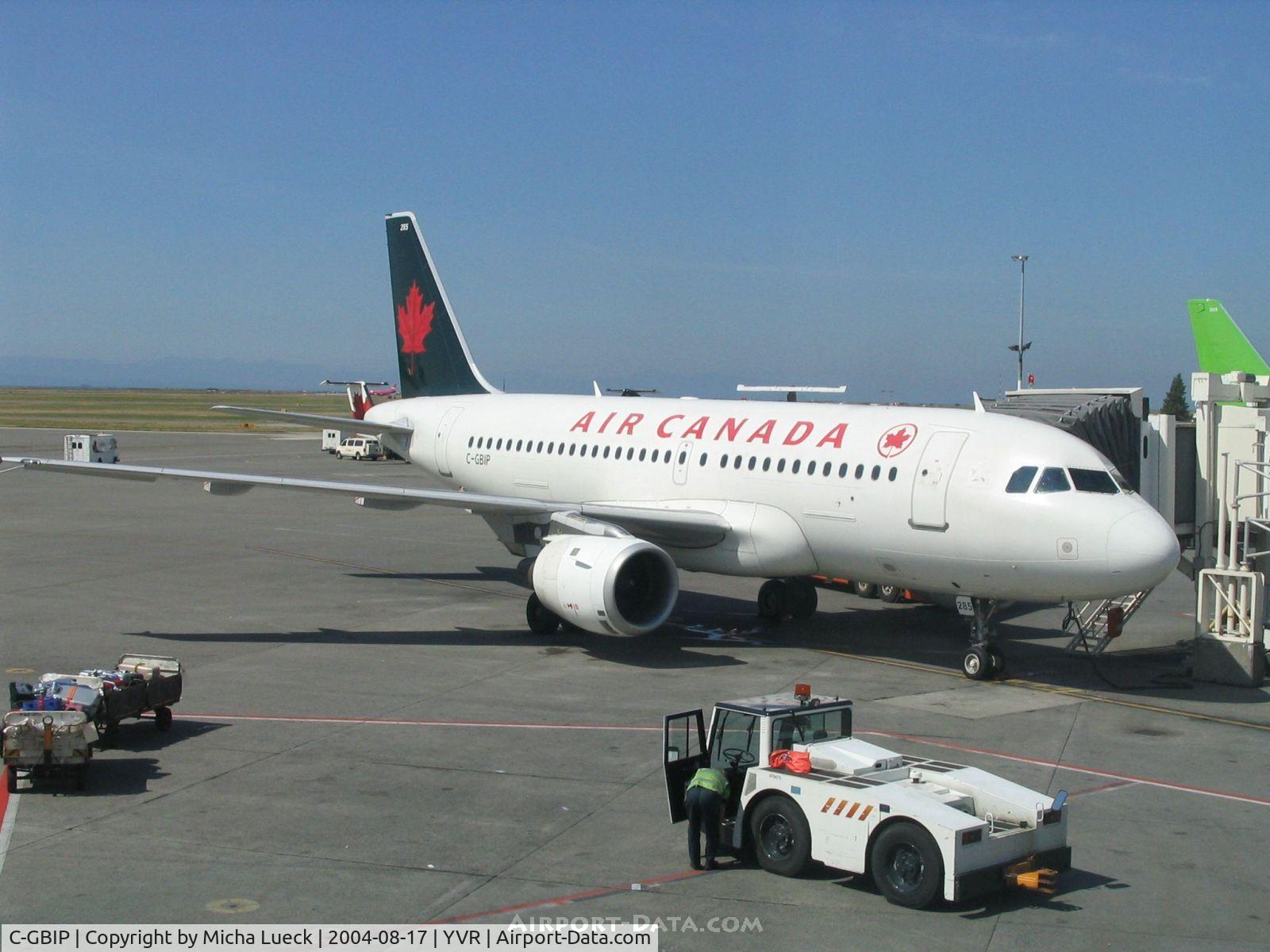 C-GBIP, 1998 Airbus A319-114 C/N 546, Summer day in Vancouver