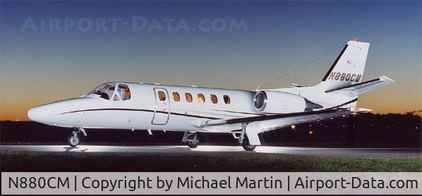 N880CM, 2006 Cessna 550 Citation Bravo C/N 550-1032, On Display