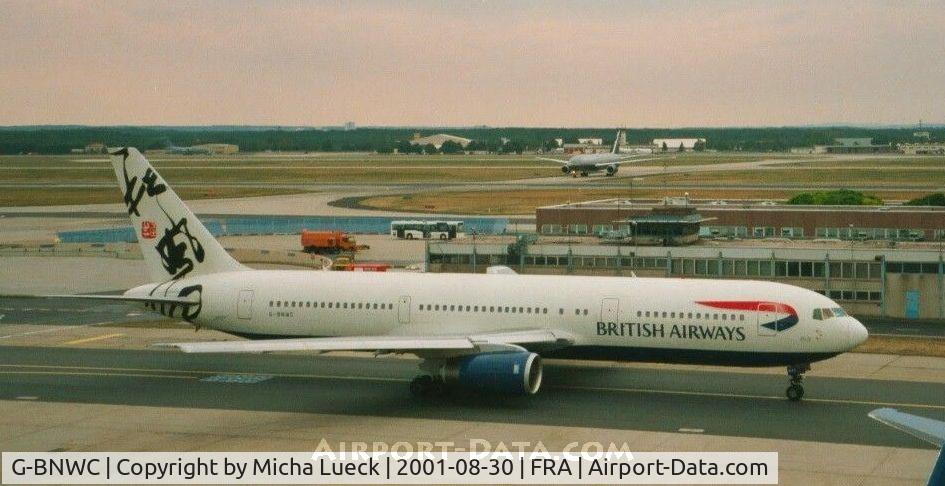 G-BNWC, 1989 Boeing 767-336 C/N 24335, Colours of the World...