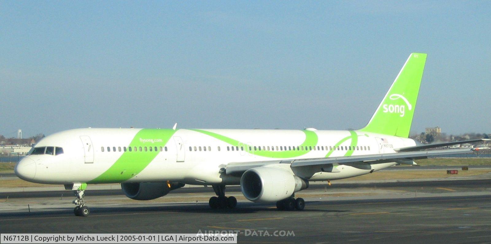 N6712B, 2000 Boeing 757-232 C/N 30484, Delta's Low Cost Arm SONG